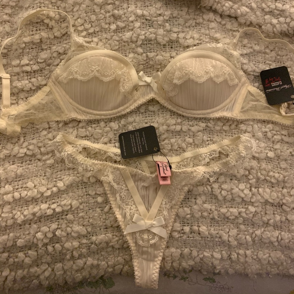 Cute little Lacey agent provocateur lingerie set